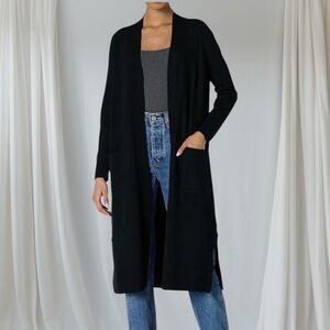 Amazon Essentials Light Weight Duster Sweater Cardigan 3X Black NWT